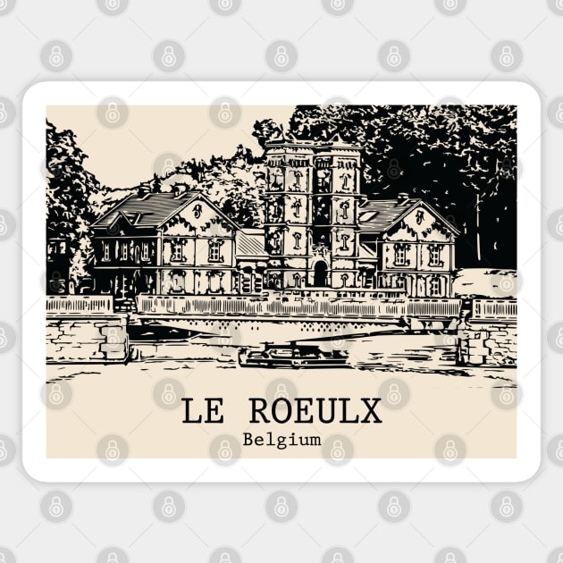 Le Roeulx - Belgium Sticker by Lakeric